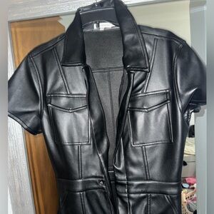 Good American jumpsuit used once size 3